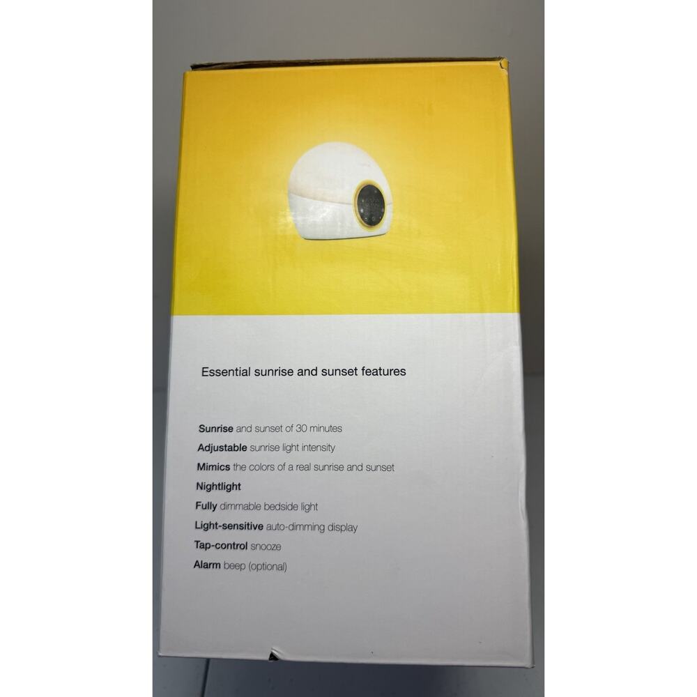 Lumie Bodyclock Rise 100 Wake-Up Light Alarm Clock Sunrise & Sunset - Picture 3 of 4